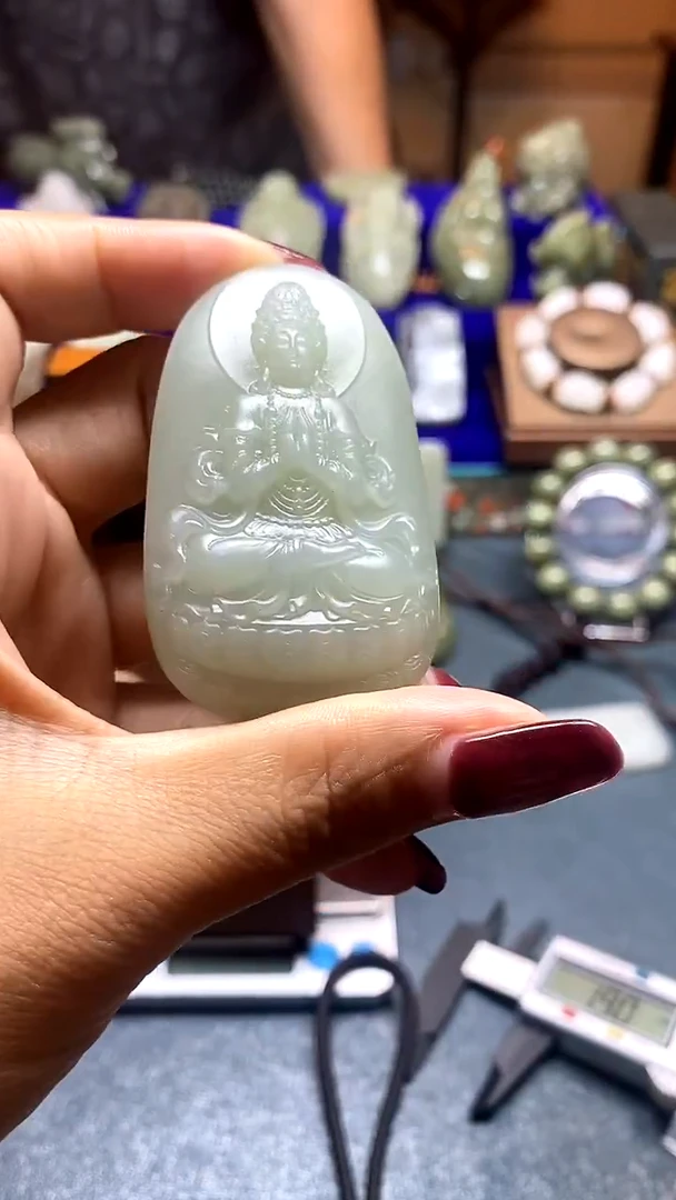 未镶嵌和田玉挂件拍一发一