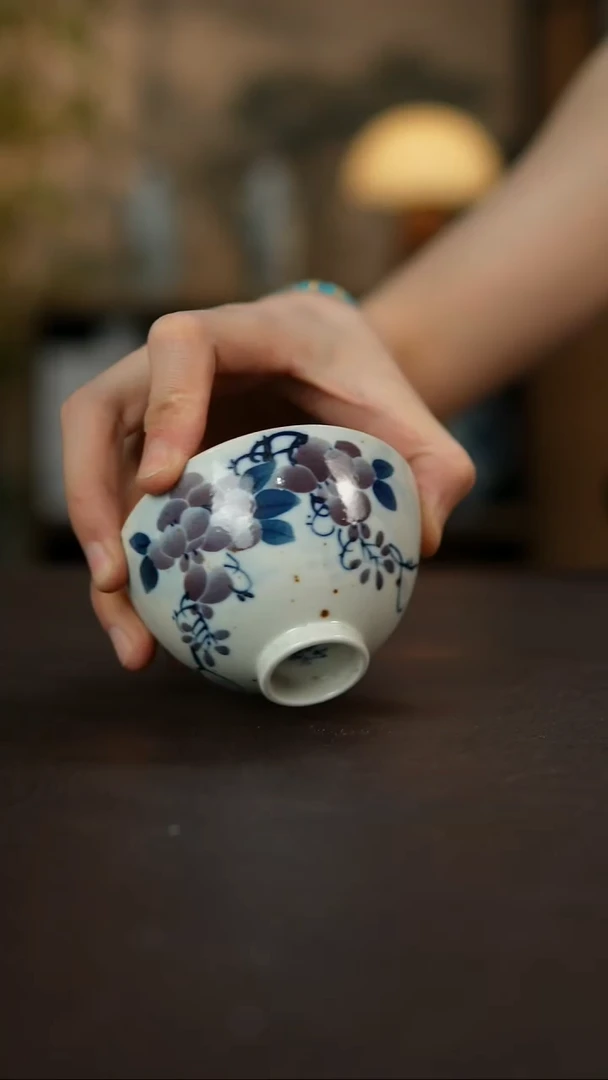 杯景德镇陶瓷杯碗柴烧多人