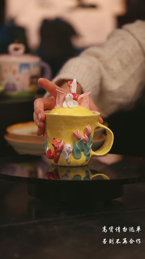 陶瓷景德镇可爱设计师款陶瓷