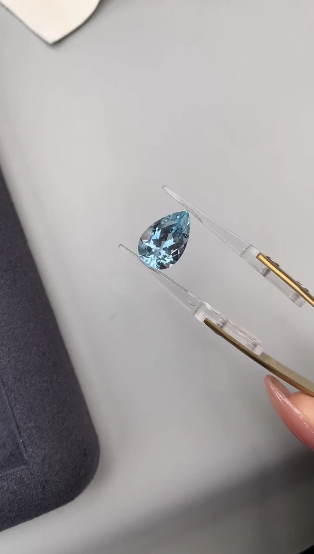 裸石海蓝宝石4.6ct海蓝宝  FH  定制