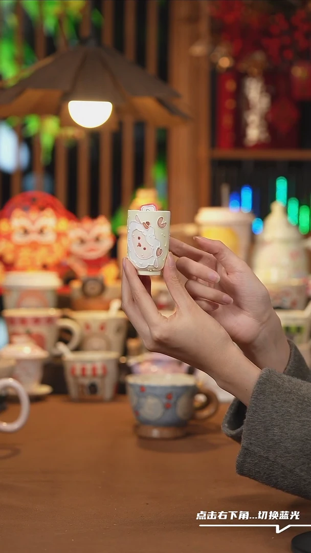 【闪购商品】杯子004创意手绘陶瓷水杯