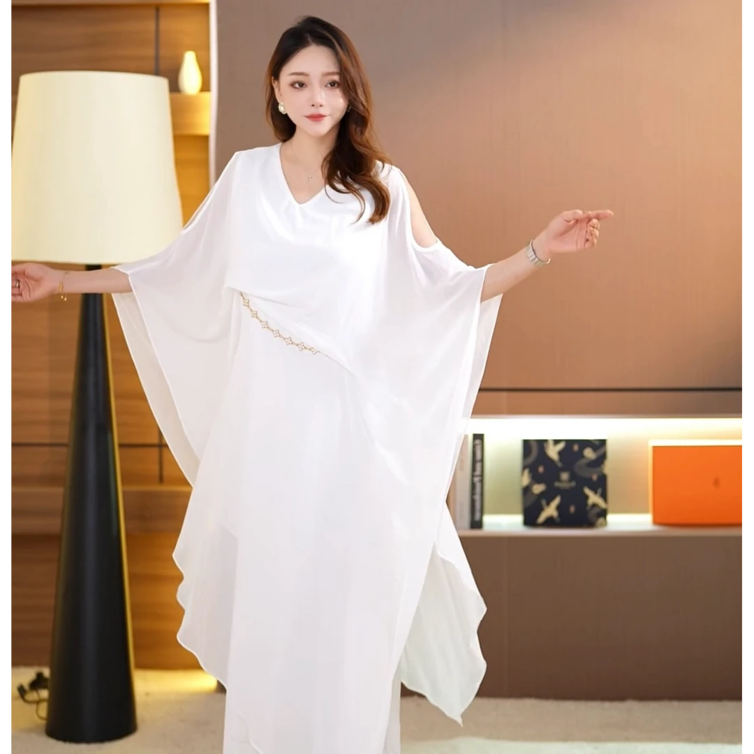 【恩雅】春夏新品气质时尚显瘦收腰高级连衣裙-YL20187