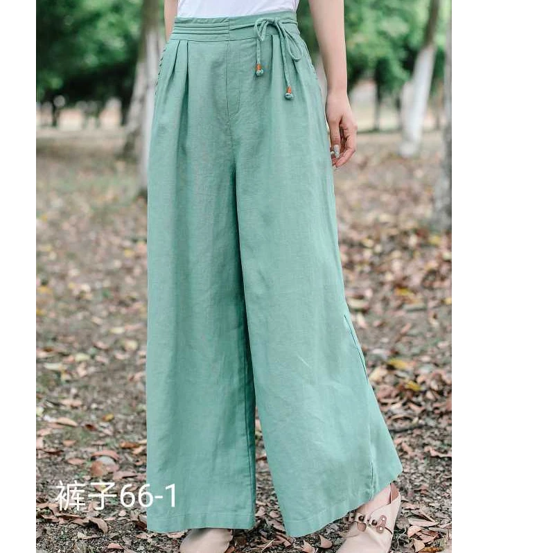 垂感阔腿裤春夏季新款宽松显瘦休闲直筒裤661-2臀120长96
