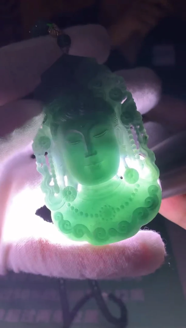 定制翡翠未镶嵌手***～毛货-不退不换