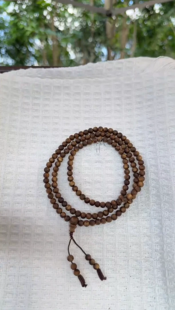 沉香手串手串沉香奇楠沉香圆珠多圈5mm8克多样性发一