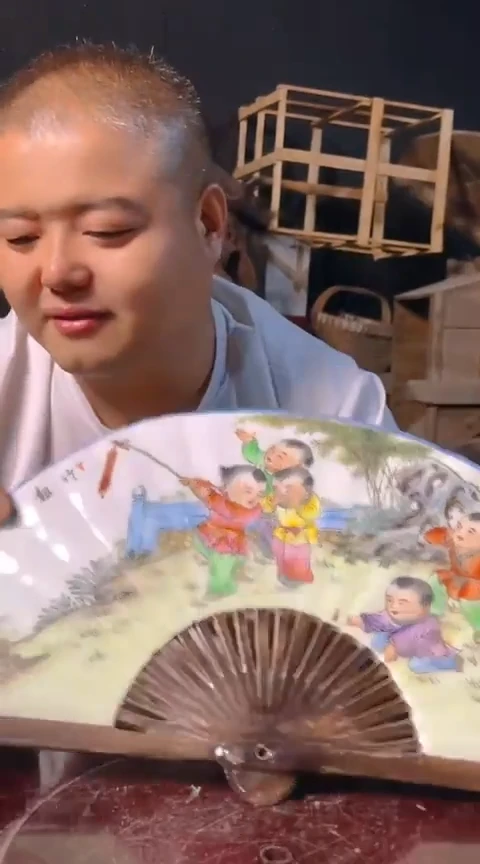 摆件景德镇陶瓷青花摆件61