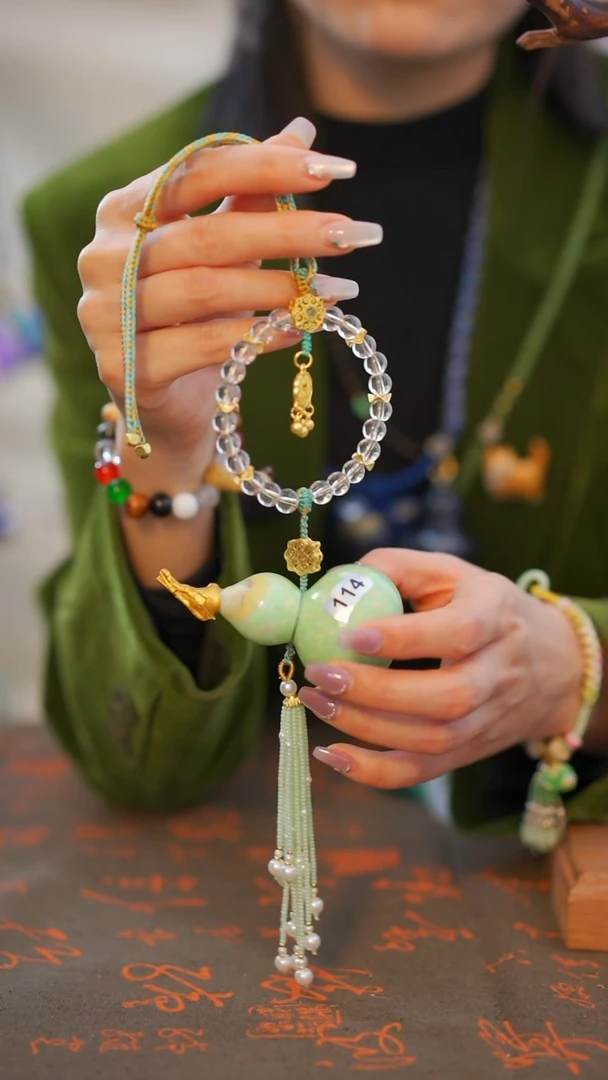 114非遗漆手艺工天然葫芦文玩福禄