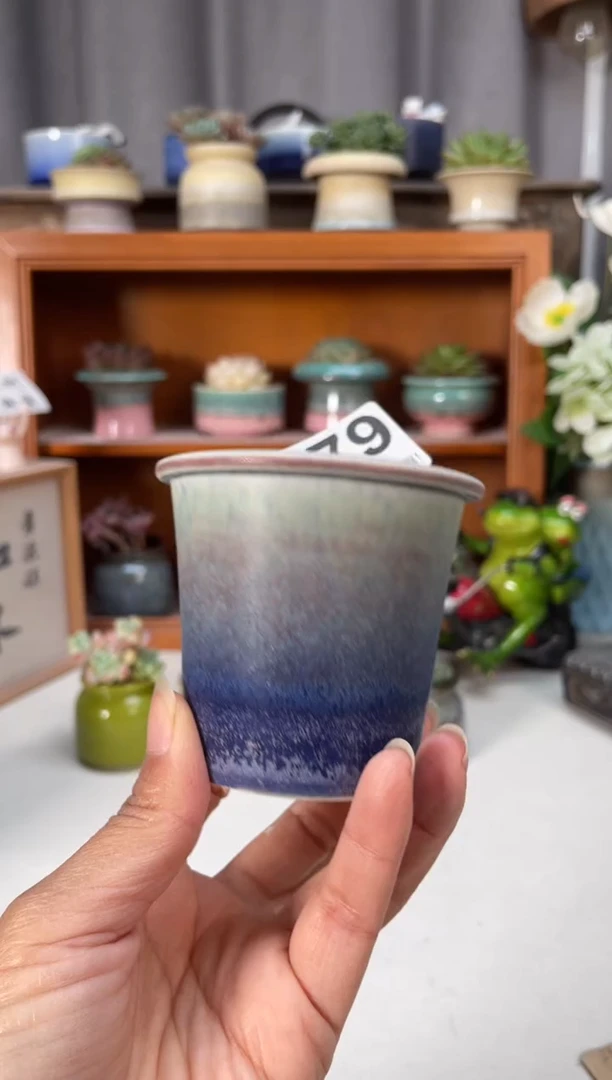 瓷片879知木小芳花盆编号