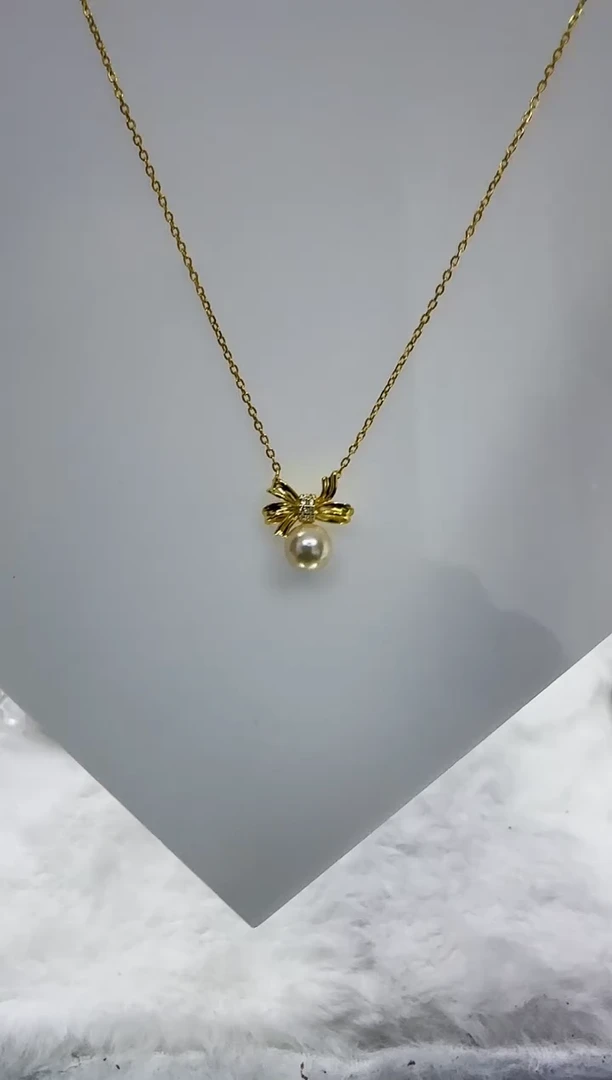 【闪购商品】海水珍珠DA银S925镶嵌c1464 羽皇金8