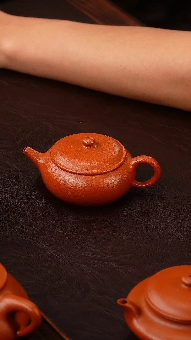 茶壶紫砂魔*八纯红降坡香玉130cc