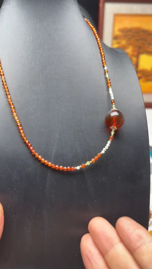 【闪购商品】琥珀珠宝奇石未镶嵌多样性发一件/无证书/16mm