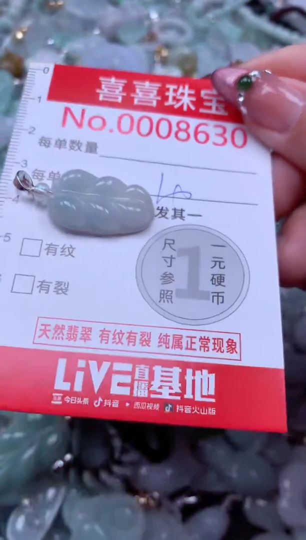 颈饰未镶嵌翡翠8630