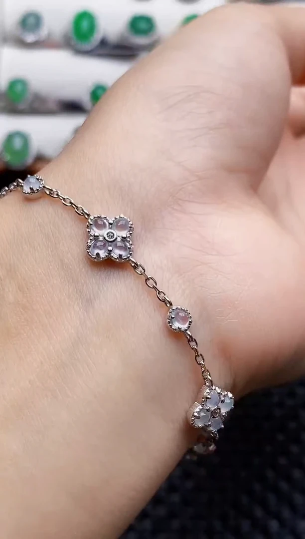 银S925镶嵌戒指翡翠6636