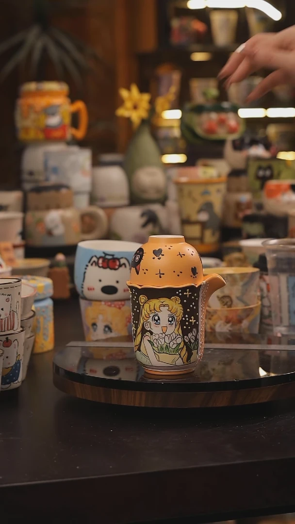 景德镇釉下彩绘设计师款式陶瓷