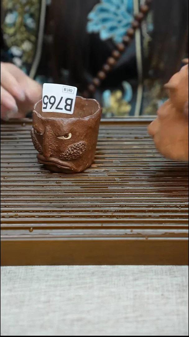 我***儿纯手工粗陶茶具 每只不同