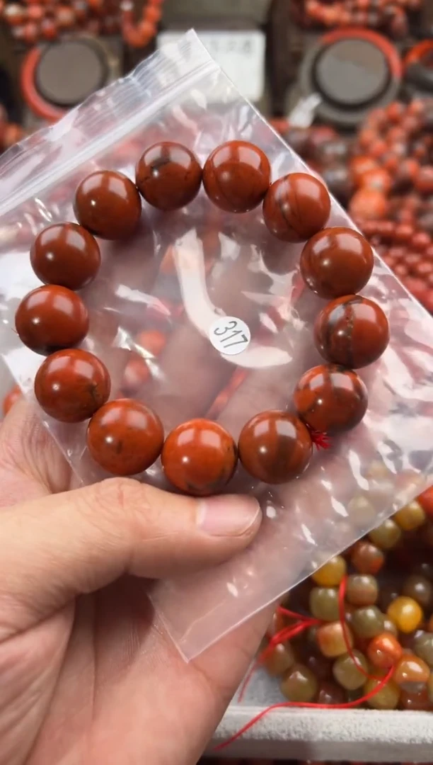 未镶嵌手串南红玛瑙16+