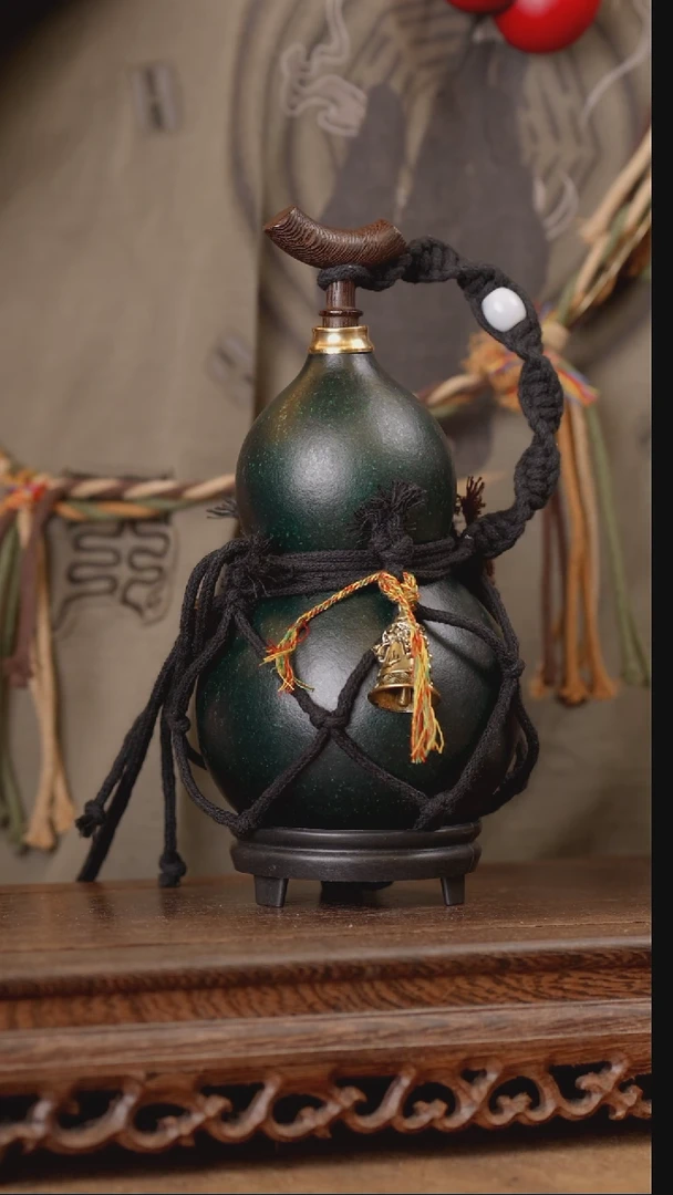291号精品天然大漆酒葫芦一物一拍~