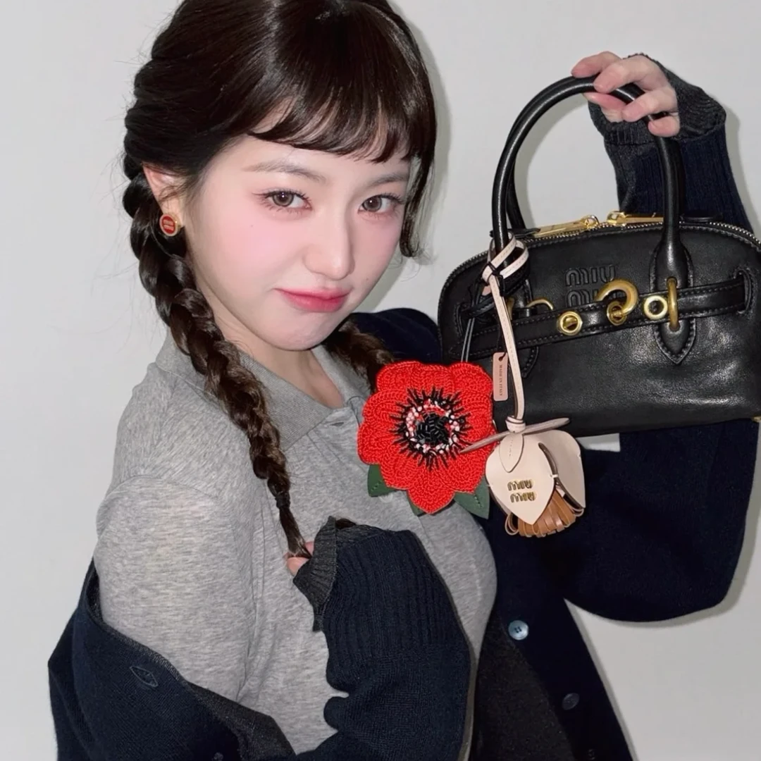未使用 MIU MIU/缪缪 新款羊皮革AVENTURE NAPPA迷你包包