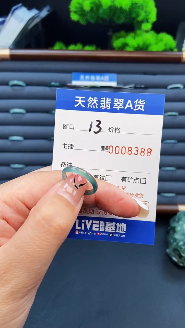 翡翠戒指未镶嵌戒圈
