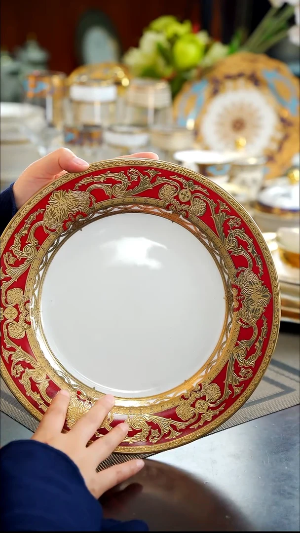 瓷片10.5寸牛排盘1个福利款