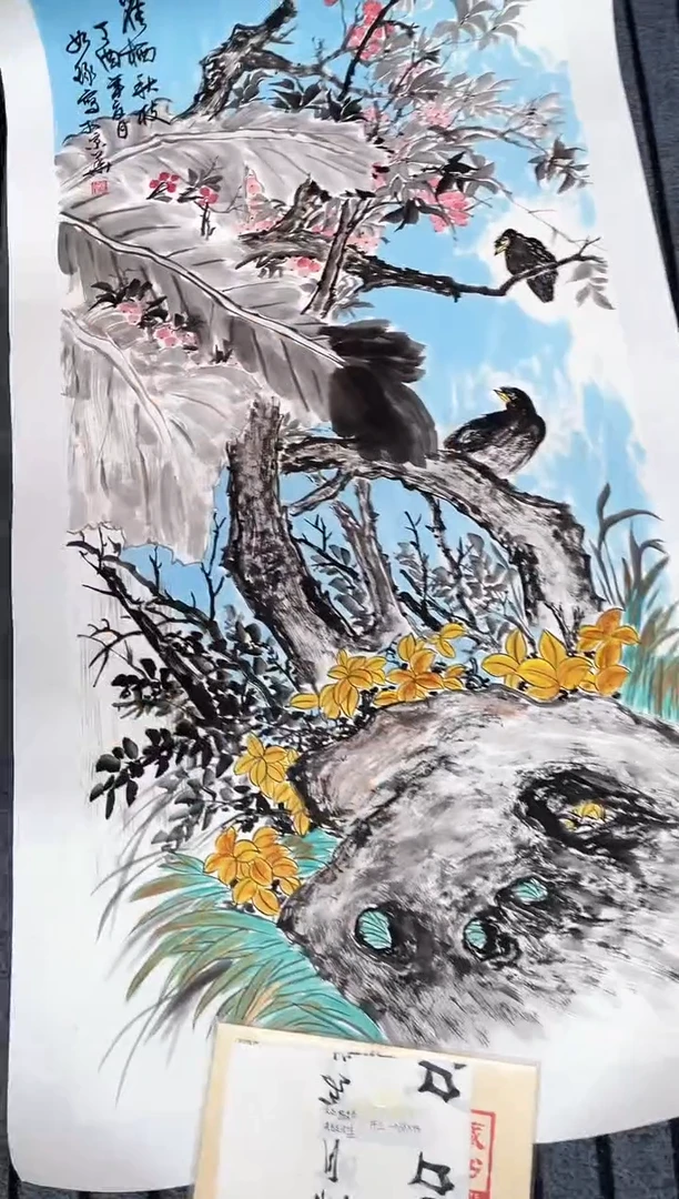 精品国画花鸟作品