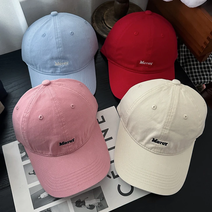 大头围帽子女款时尚棒球帽纯色情侣网红百搭鸭舌帽户外遮阳帽男潮