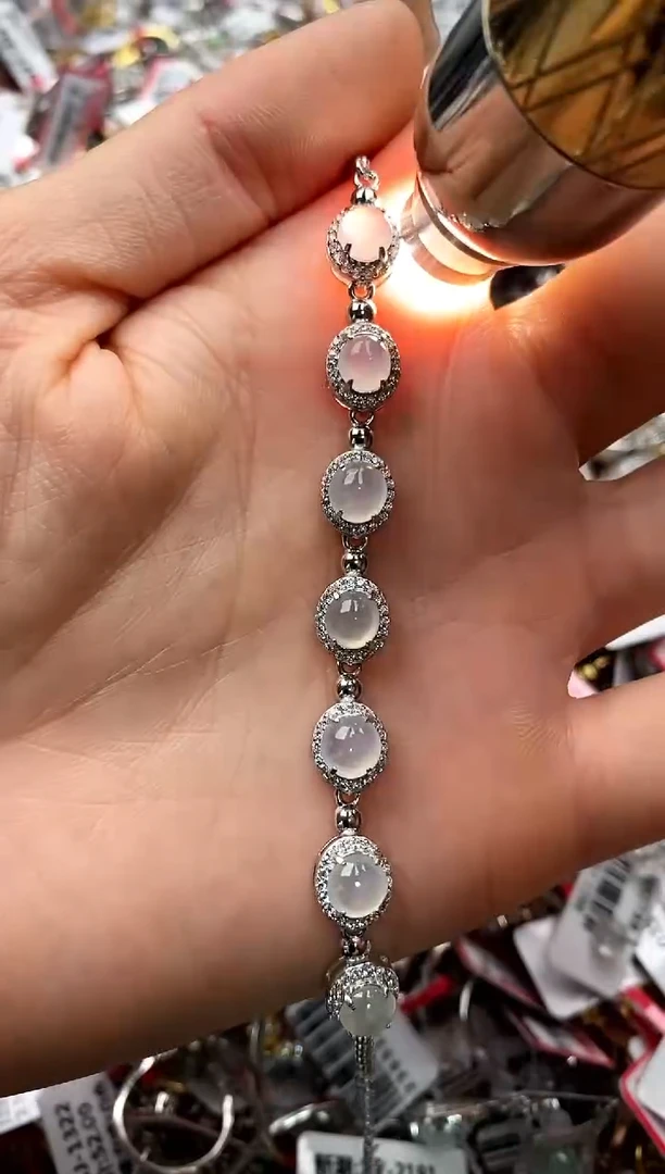 【闪购商品】翡翠戒指银S925镶嵌111111111      8