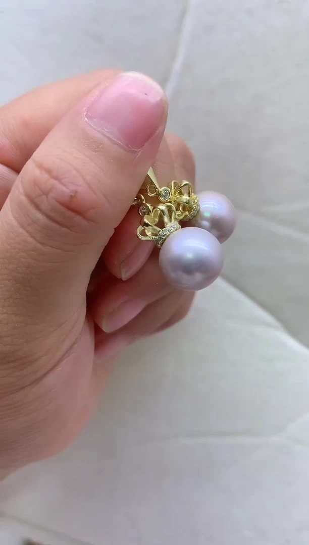 【闪购商品】淡水珍珠吊坠(不含链)银S925镶嵌多发其一