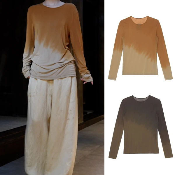 Uma Wang现货 新款渐变设计感长袖 TX0254/TX0257