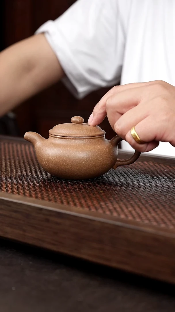 茶壶紫砂芝麻绿仿古