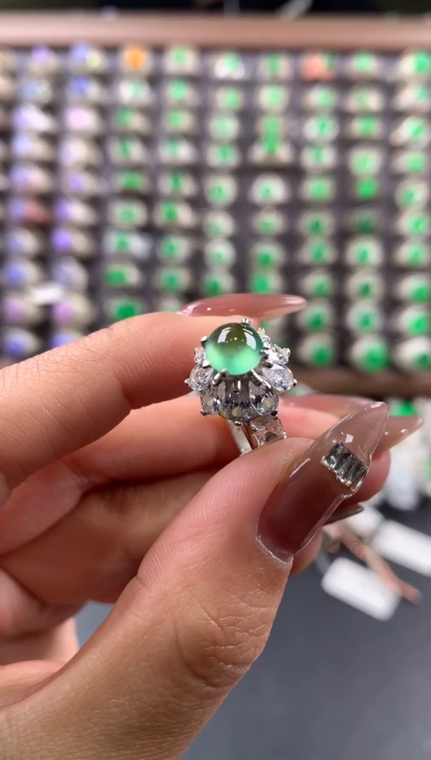 未镶嵌定制翡翠天然缅甸A货翡翠福利款 1.2