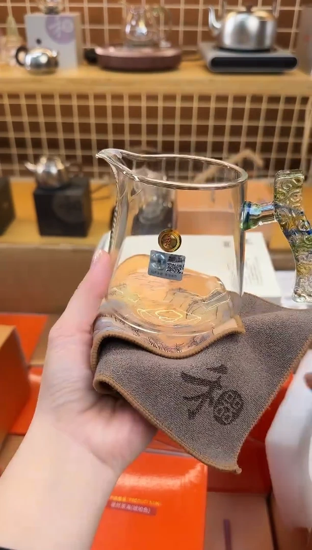 @@禾器幻彩文锦迷翠+茶巾千里江山