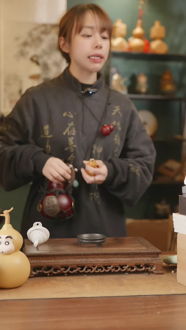 【闪购商品】365号精品天然大漆工艺防渗内胆酒葫芦~