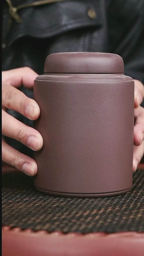 【闪购商品】紫砂紫砂4号茶叶罐///////