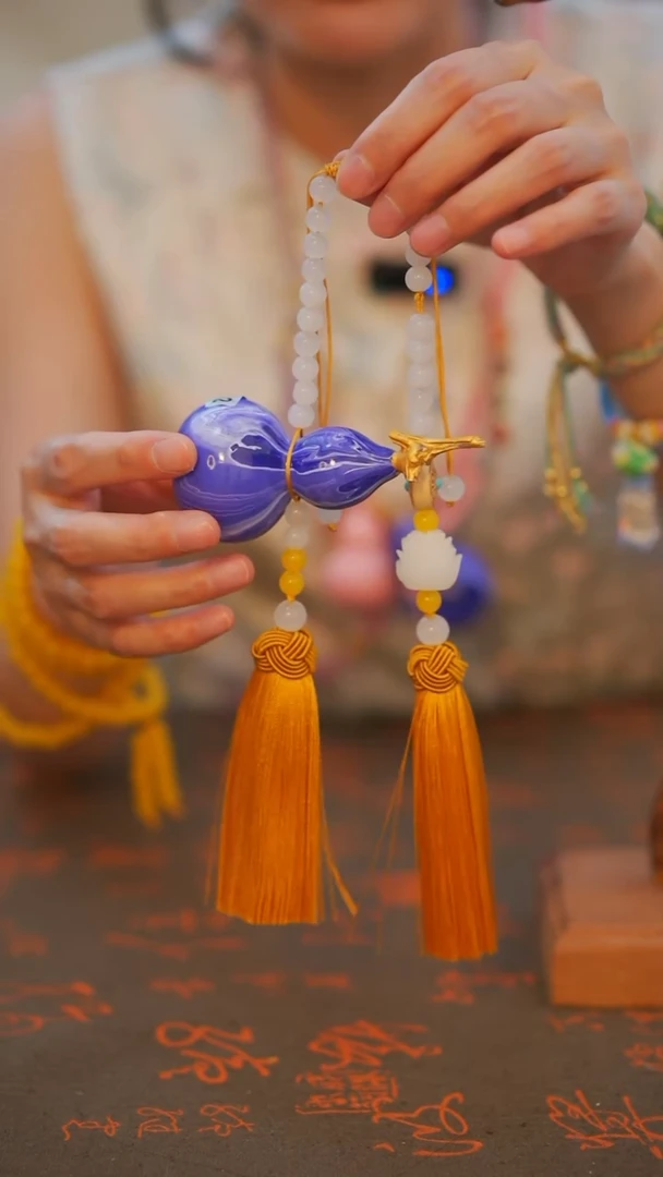 402非遗漆手艺工天然葫芦文玩福禄