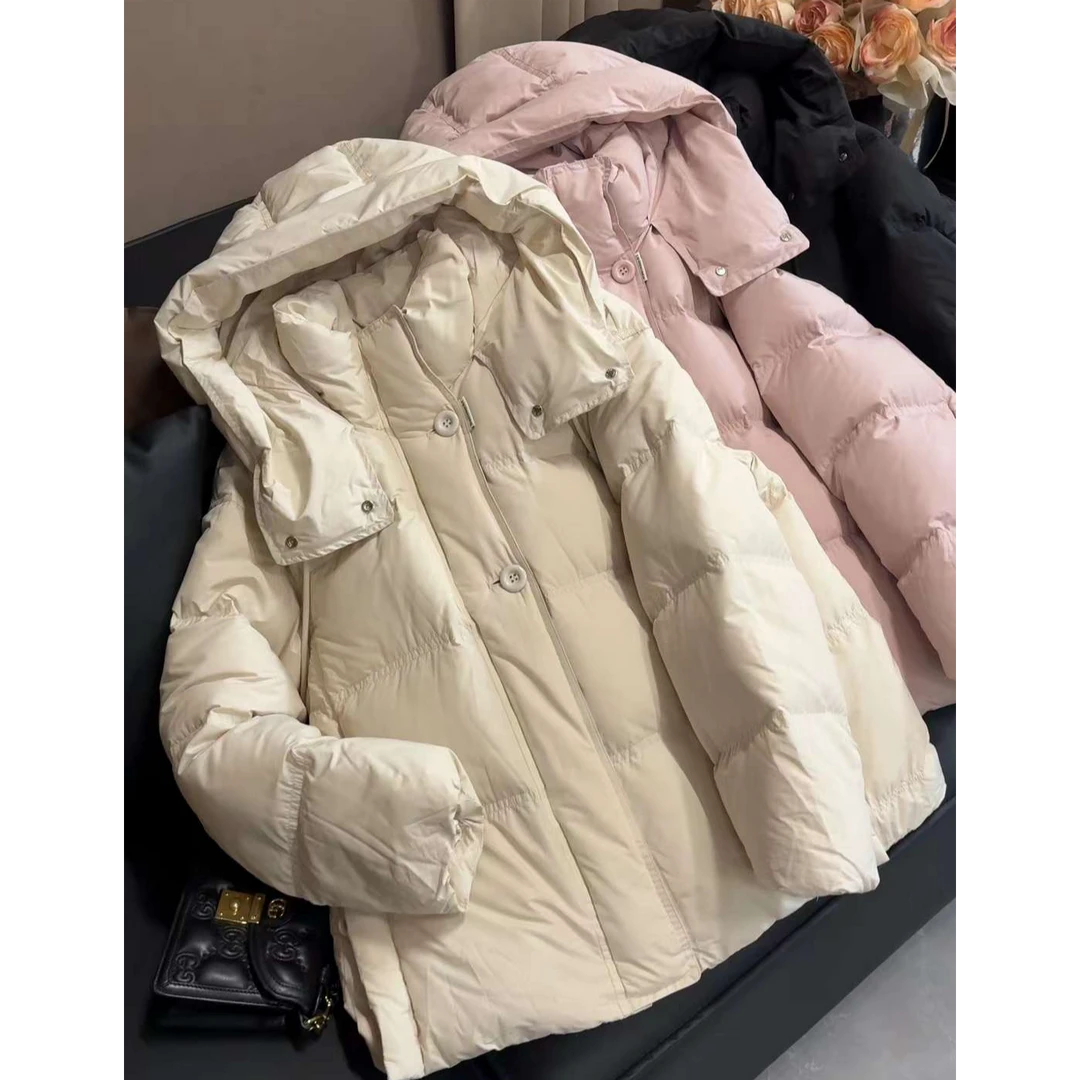 TY7 【年货羽绒】氛围感加厚保暖年货羽绒服(衣长67）