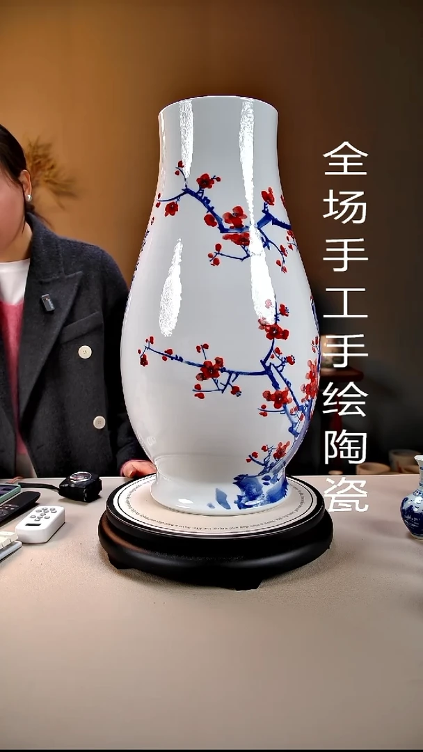 摆件陶景德镇手绘陶瓷