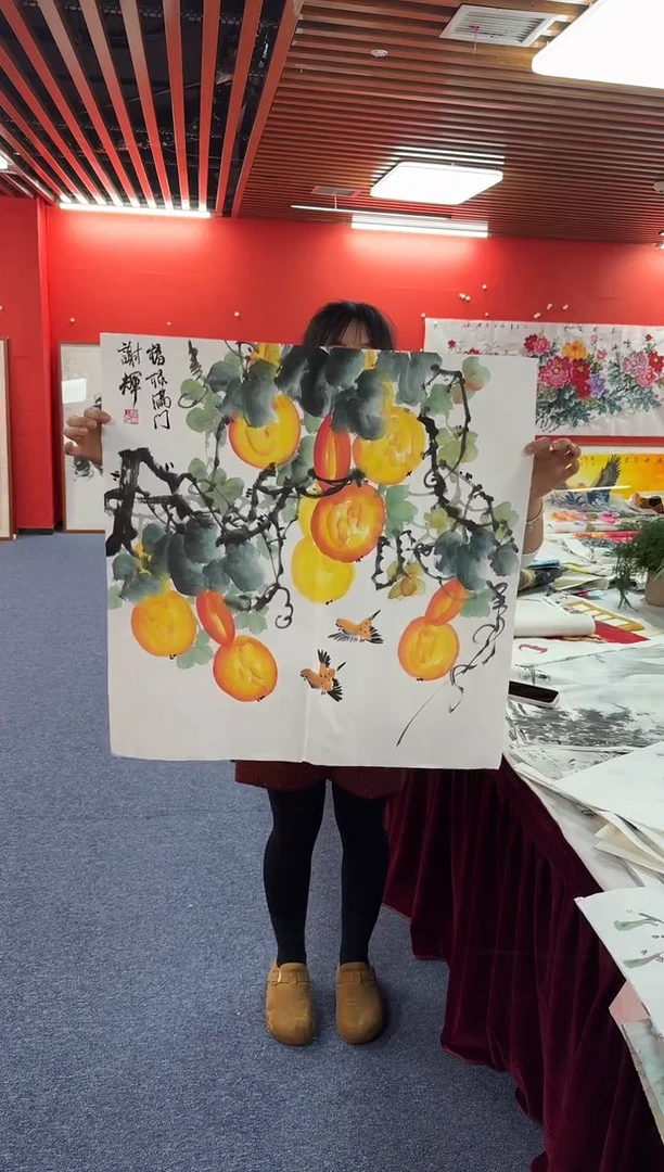 国画谢辉老师四尺斗方精品