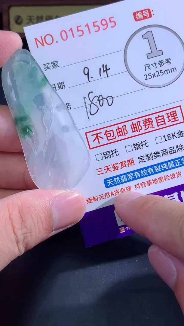 颈饰未镶嵌翡翠春***游！