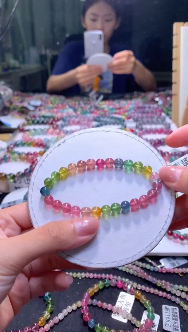 未镶嵌手串碧玺A170【天然碧玺】