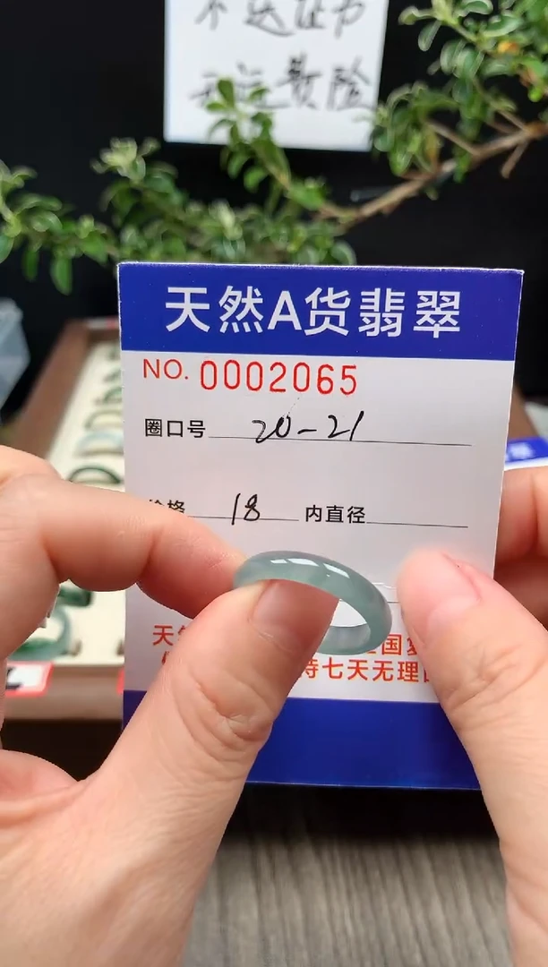未镶嵌戒指翡翠20-21#