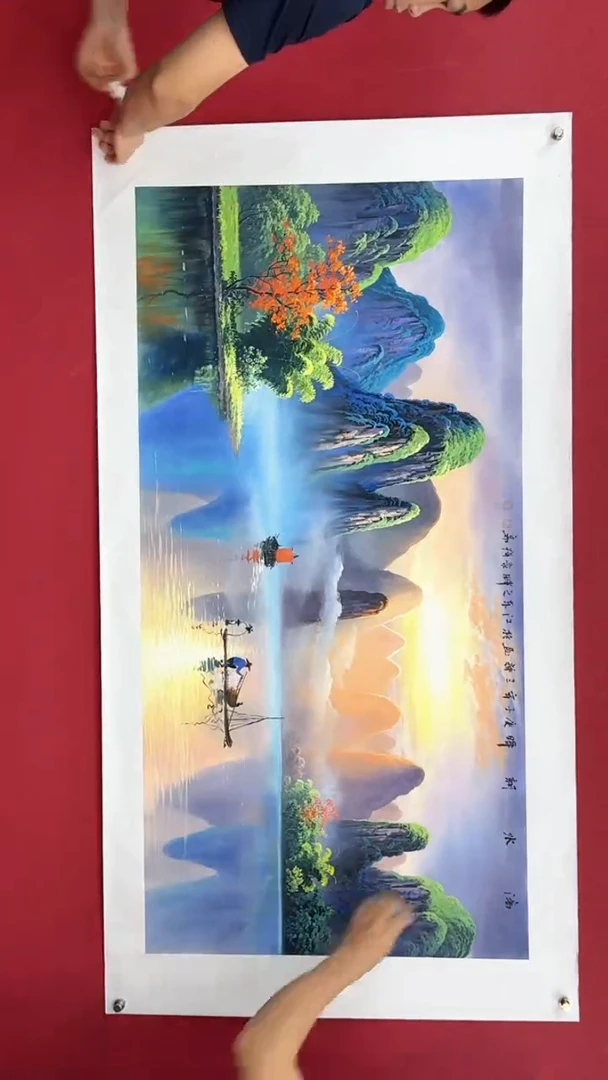 国画国画绘画山水花鸟