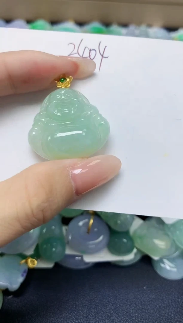 翡翠未镶嵌颈饰天然缅甸翡翠A货