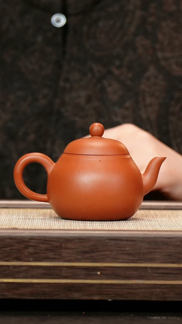 茶壶紫砂原矿小煤窑朱泥 高梨180cc
