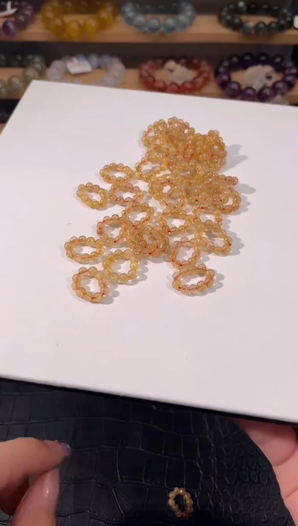 水晶手链未镶嵌发晶跑环一组2个 多样性发一