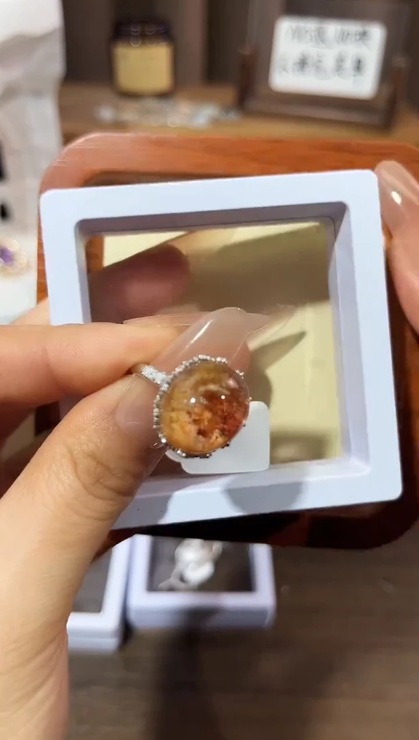 【闪购商品】水晶戒指银S925镶嵌定制