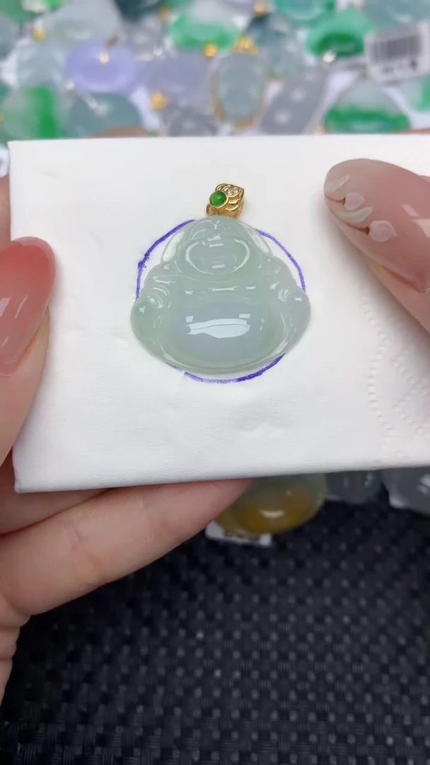 翡翠未镶嵌颈饰天然翡翠a货