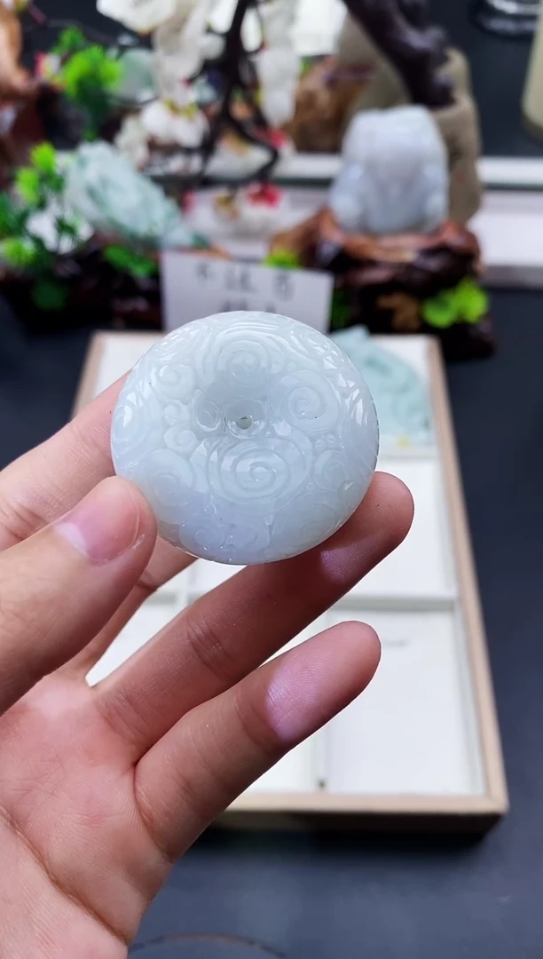 颈饰未镶嵌翡翠天然缅甸A货翡翠