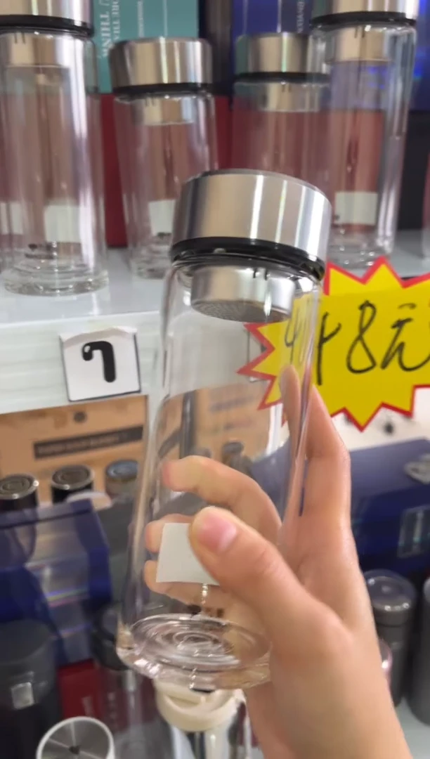 【闪购商品】万象单层420ml高硼硅茶杯