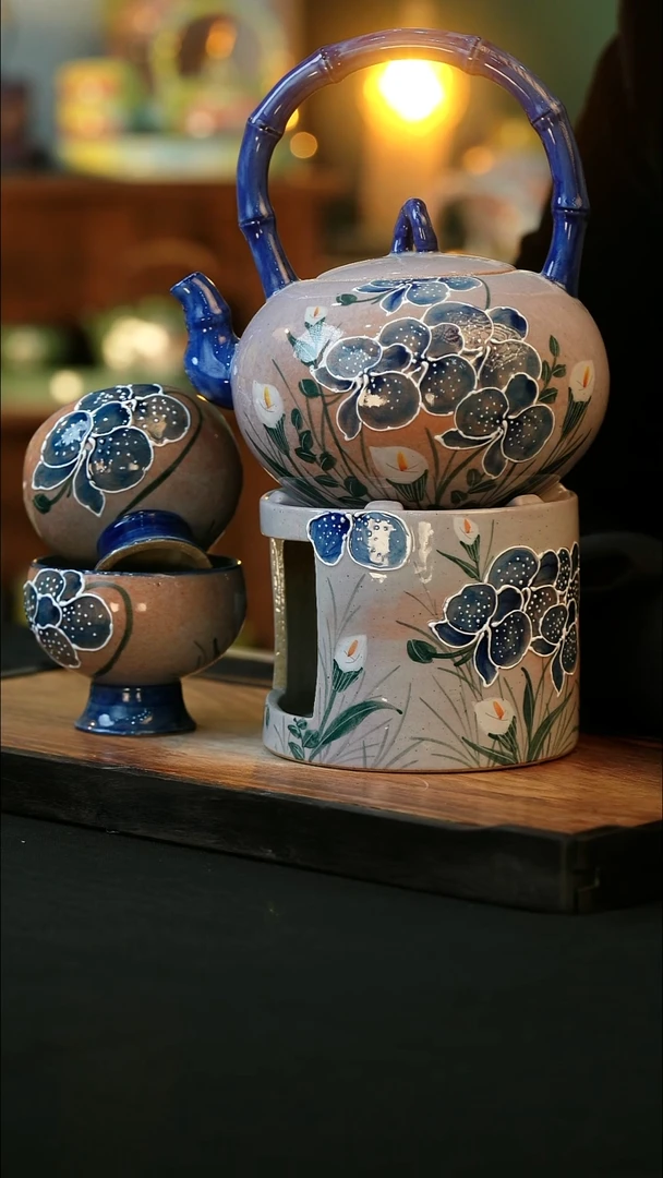 杯手绘心瓷陶瓷浮力